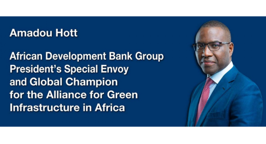 Le président Adesina nomme l’ancien ministre sénégalais Amadou Hott envoyé spécial pour l’Alliance pour l’infrastructure verte en Afrique